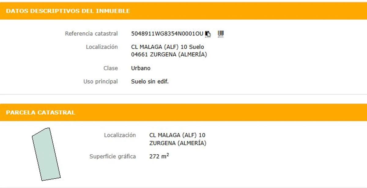 Terreno en venta en Zurgena, Almería photo 1