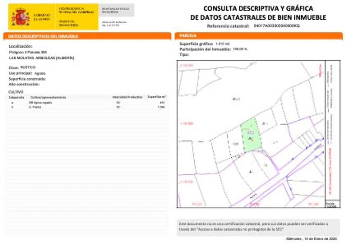 Terreno en venta en Arboleas, Almería photo 5