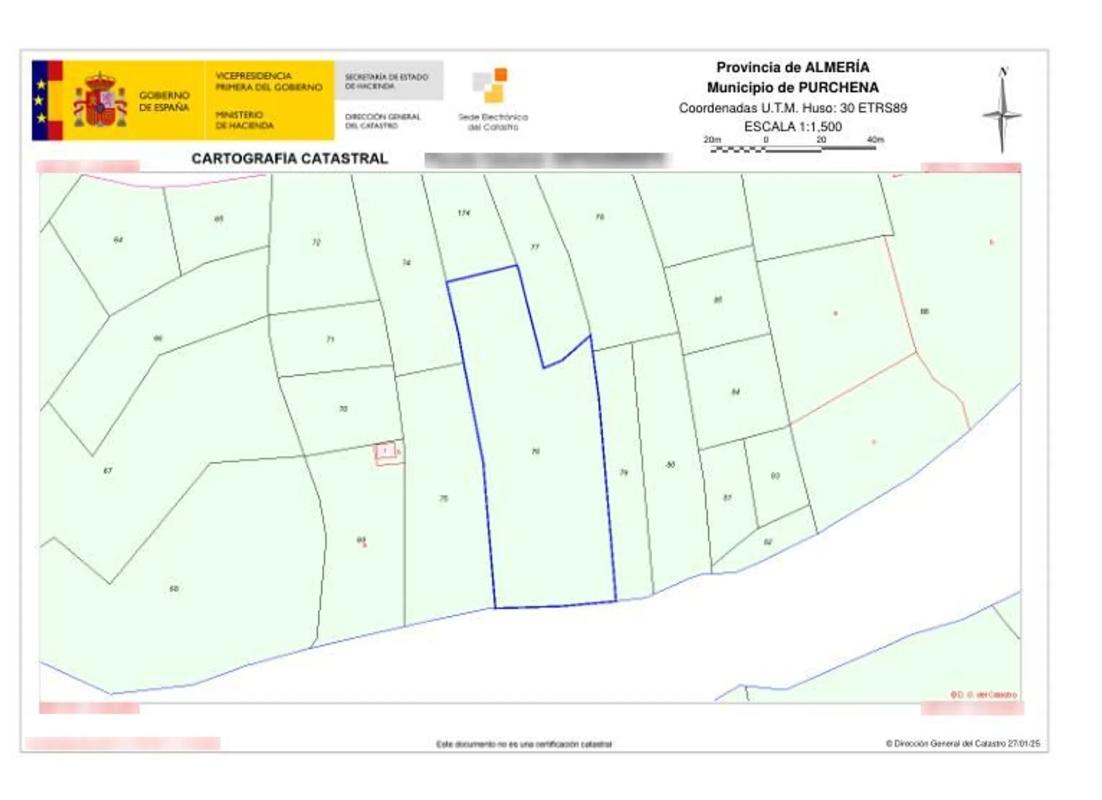 Terreno en venta en Purchena, Almería photo 1