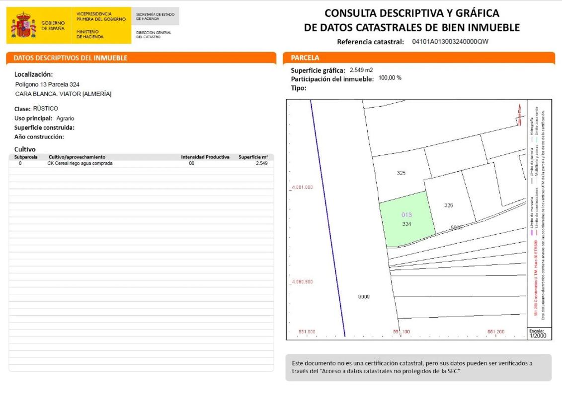 Terreno en venta en Benahadux, Almería photo 1