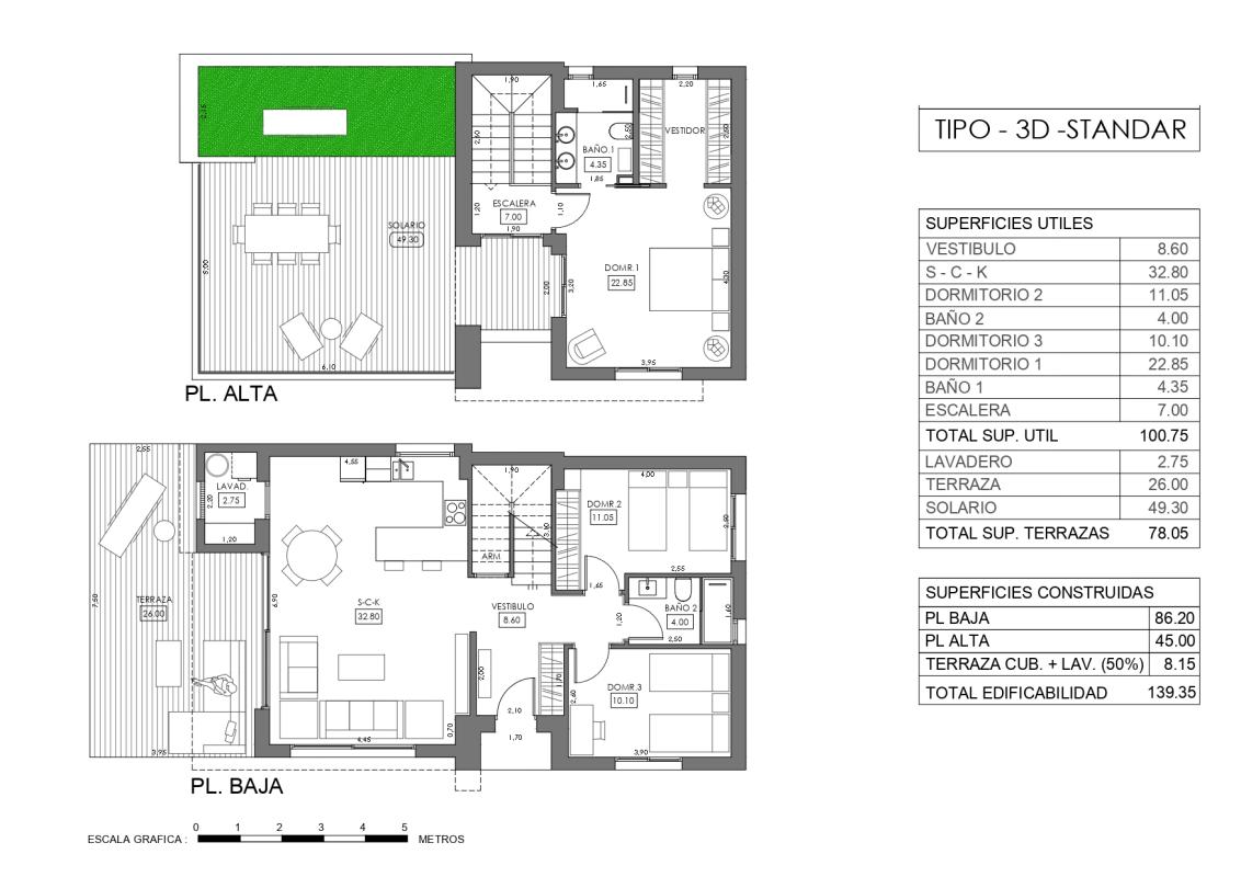 Новостройка Villas La Ciñuelica в Ориуэла plan 2
