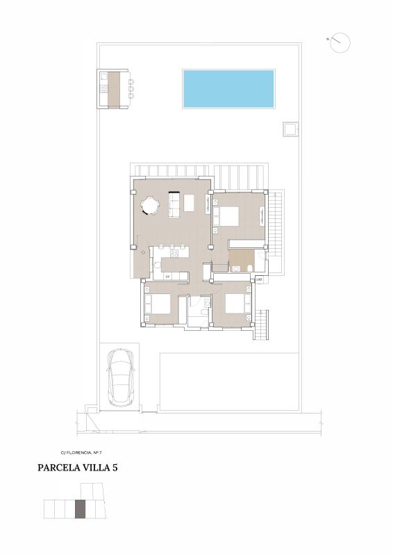 Obra nueva VILLAS OLIVO en Polop (Revista) plan 5