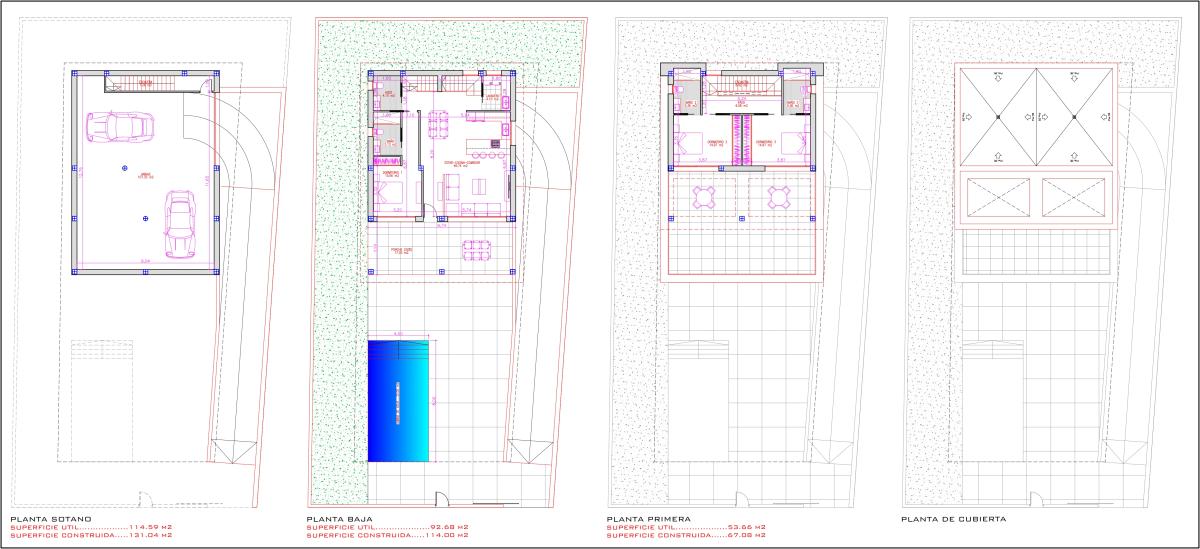 Obra nueva VILLAS VELAZQUEZ en Ciudad Quesada (Revista) plan 1
