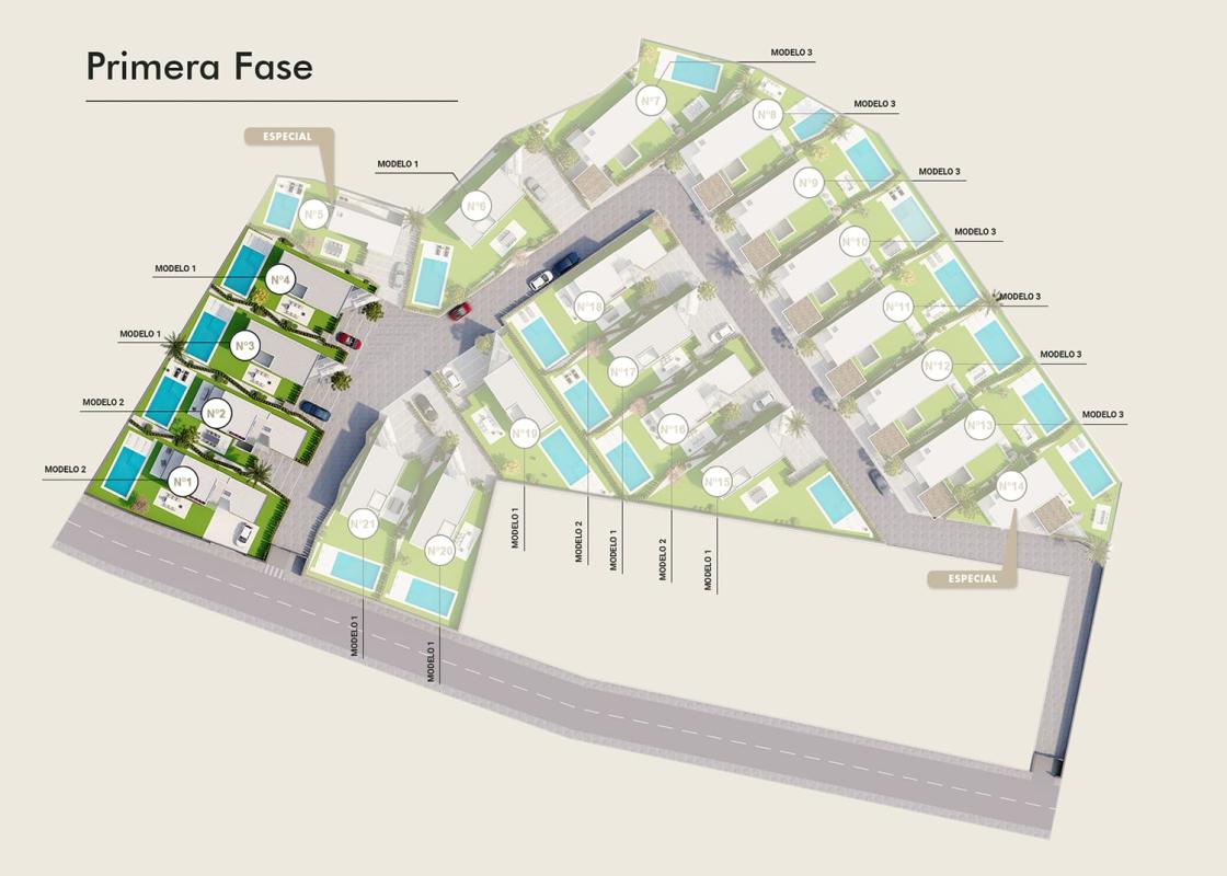 Новостройка Villas de la Font в Сан-Хуан-де-Аликанте plan 1