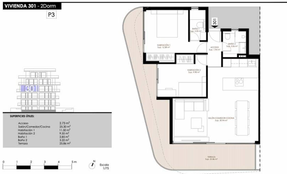 Penthouse sale in Avenida Los Abedules, 1, Benalmádena plan 1
