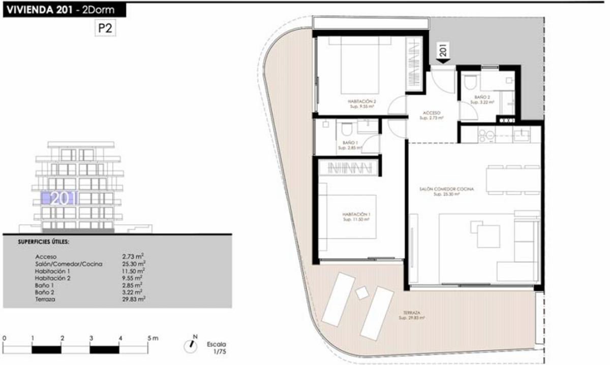 Penthouse sale in Avenida Los Abedules, 1, Benalmádena plan 2