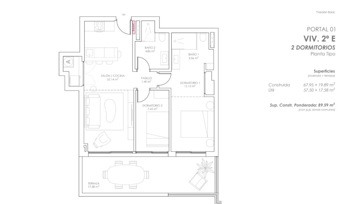 Obra nueva Luminal Homes en Fuengirola (Revista) plan 7
