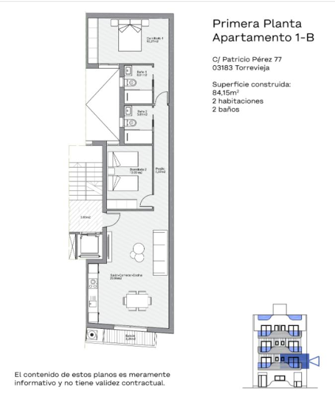 New construction Edificio Neptuno II in Torrevieja plan 1