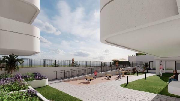 Promoción Residencial Moncayo Palmas Altas obra nueva en Sevilla photo 1