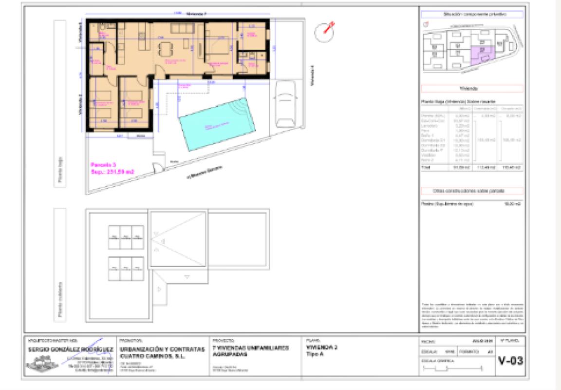 Obra nueva NUEVA DAYA VILLAS FV en Daya Nueva (Revista) plan 5