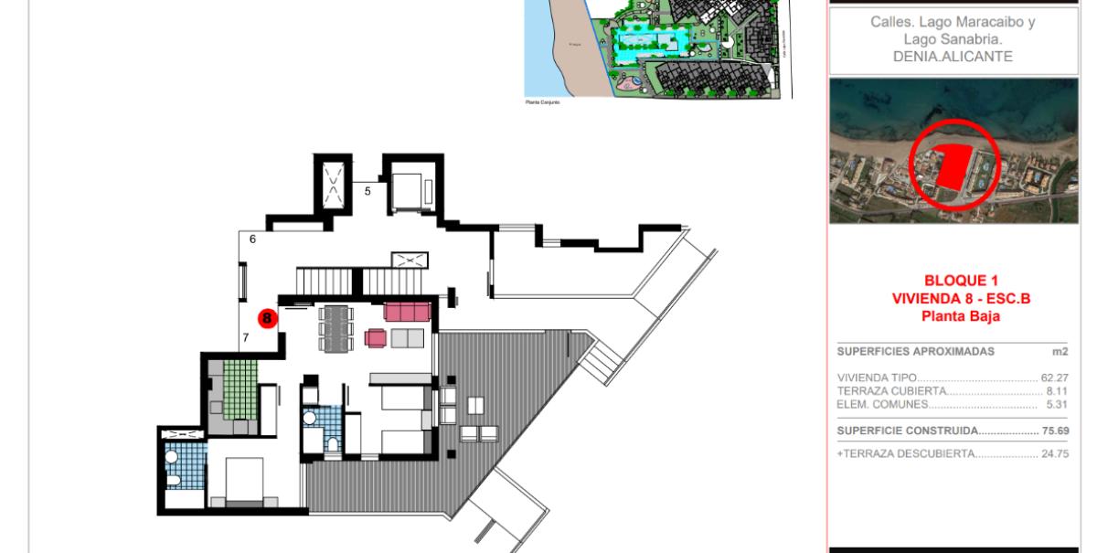 Venta de bajo en Llac Sanabria, 2, Denia
plan 3
