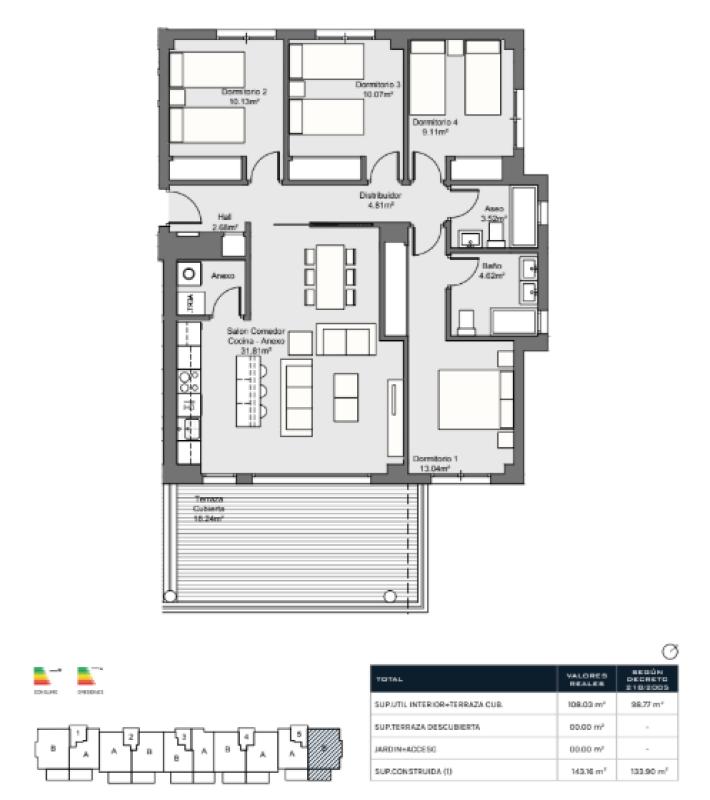 Продажа квартиры на Calle CAPITULACIONES, 5, Торремолинос
 plan 4