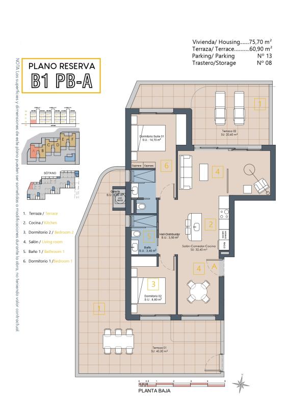 Sprzedaż parteru w La Serena Golf, Los Alcázares
plan 4