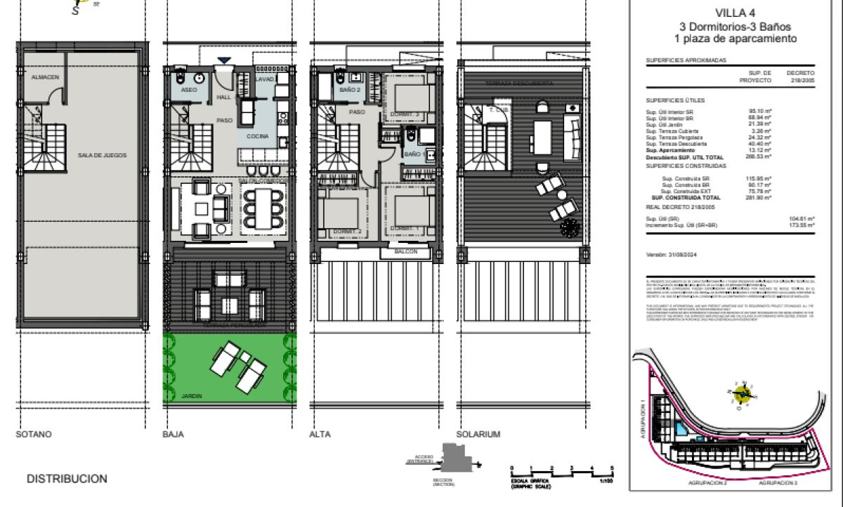 Obra nueva Sunny Hills Residence en Fuengirola (Revista) plan 1