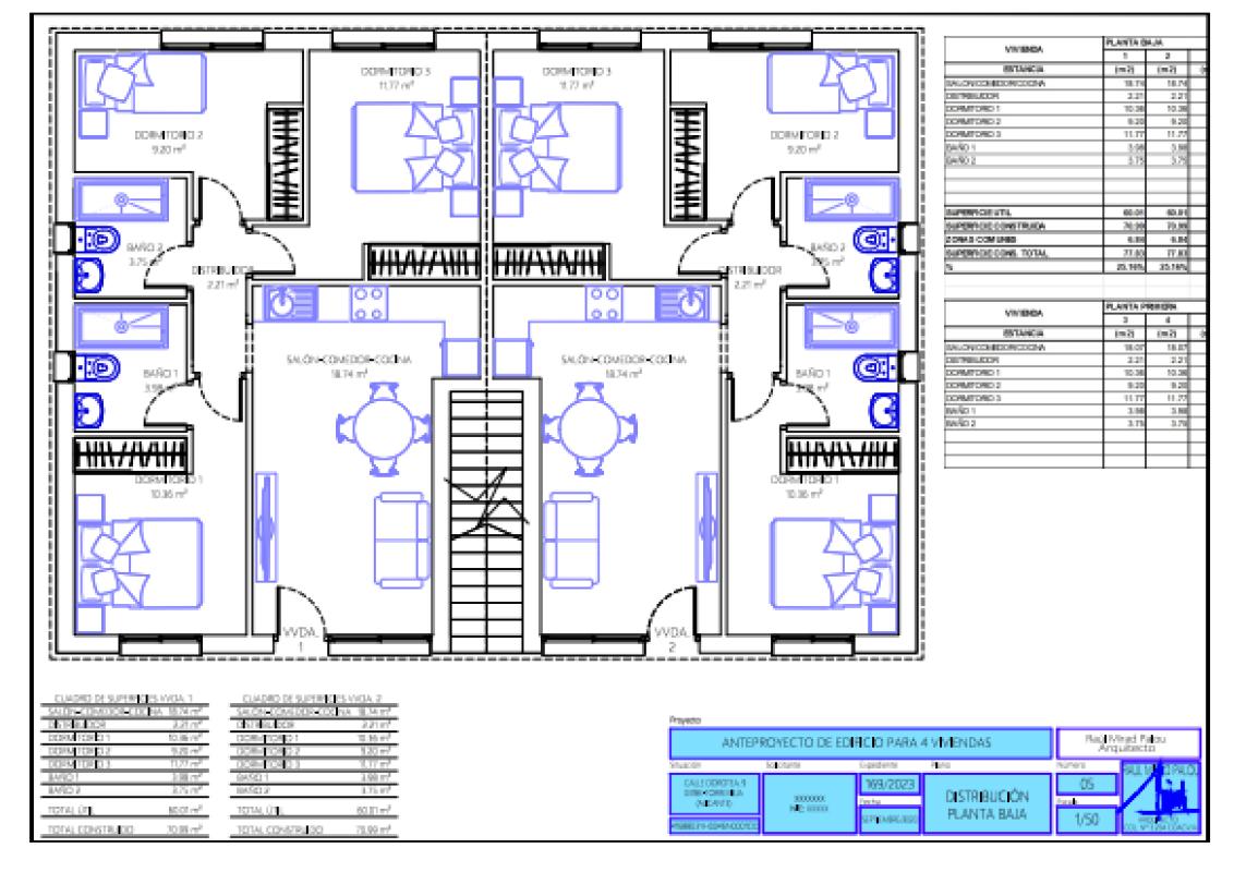 Obra nueva Viviendas Dorotea en Torrevieja (Revista) plan 1