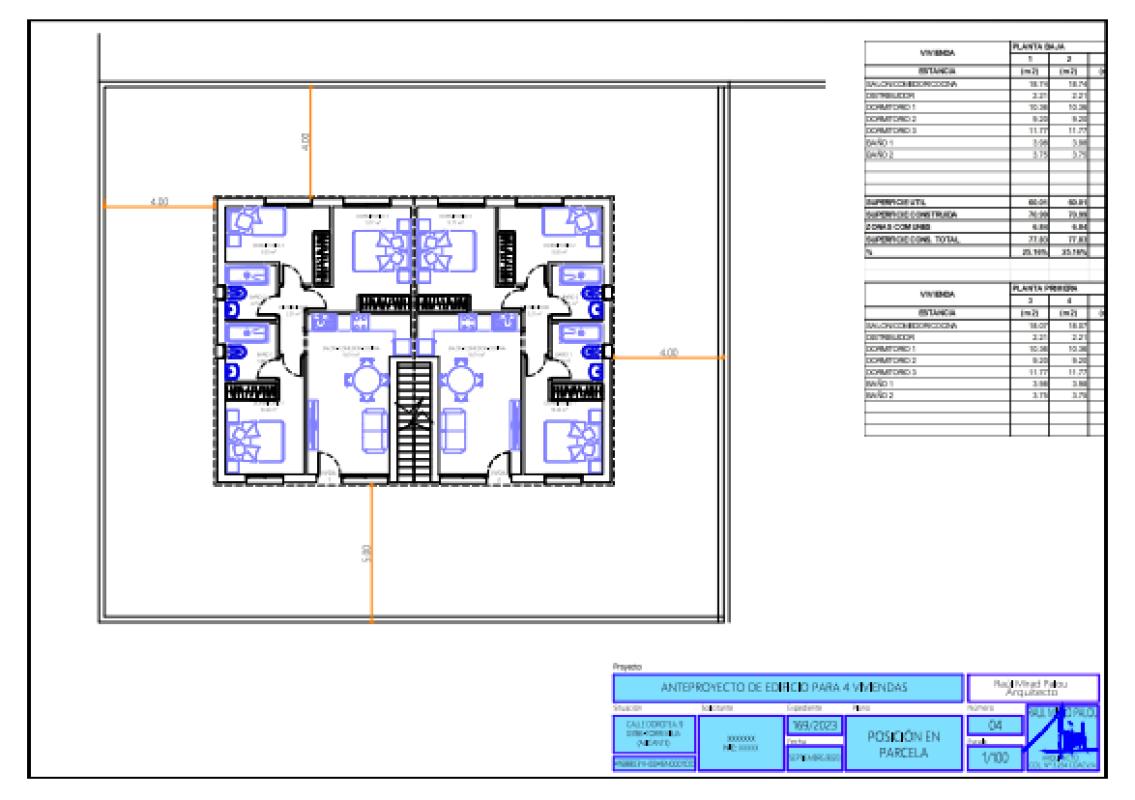 Obra nueva Viviendas Dorotea en Torrevieja (Revista) plan 4