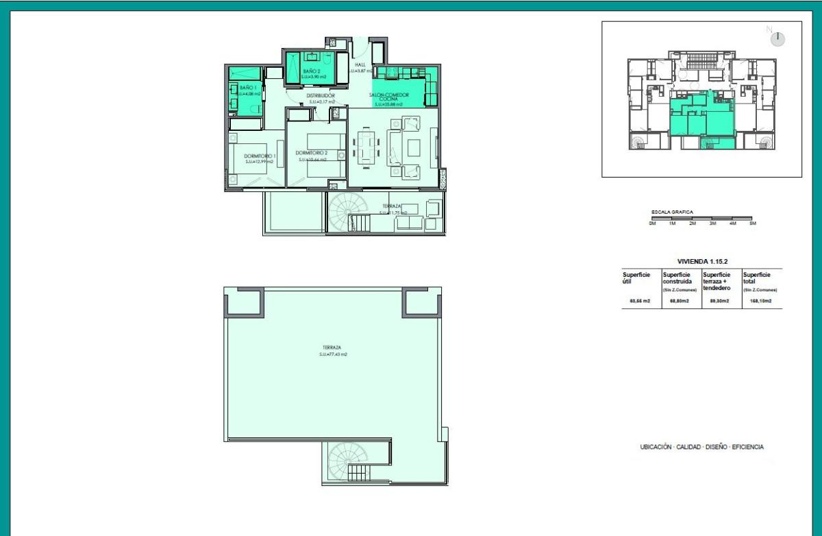 Penthouse sale in  Calle Eslovaquia, 3, Calpe plan 4