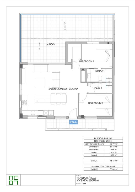Venta de ático en , La Villajoyosa / Vila Joiosa plan 6