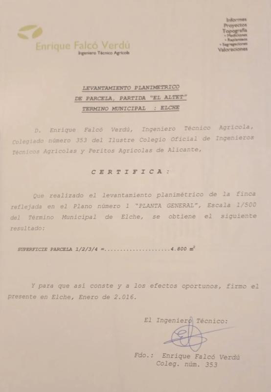 Działka na sprzedaż w Elche / Elx, Alicante photo 1