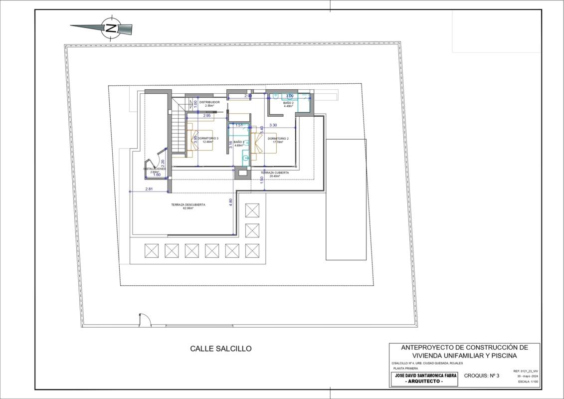 Obra nueva Villa Nika en Ciudad Quesada (Revista) plan 1