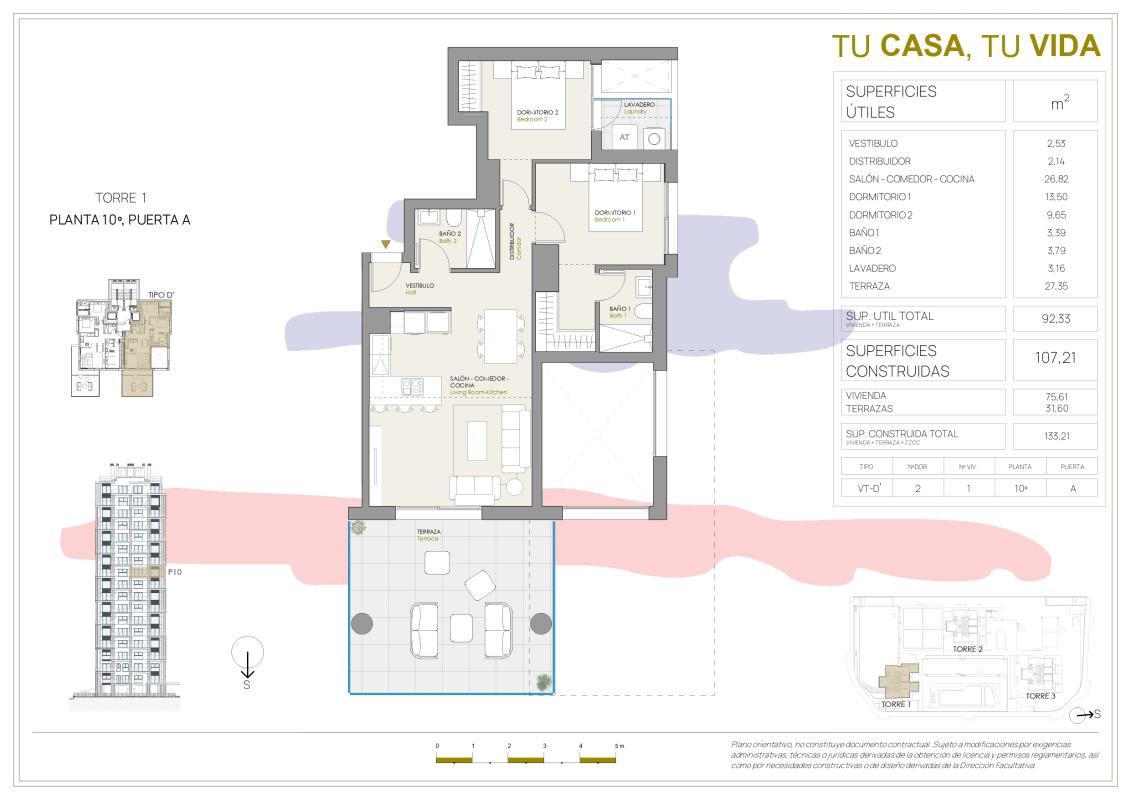 Venta de ático en , Calpe plan 2