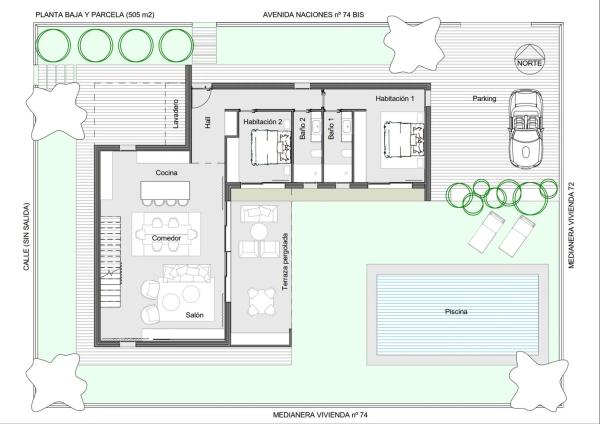 Chalet independiente en venta en Avenida Naciones, 74, Rojales thumbnail 2