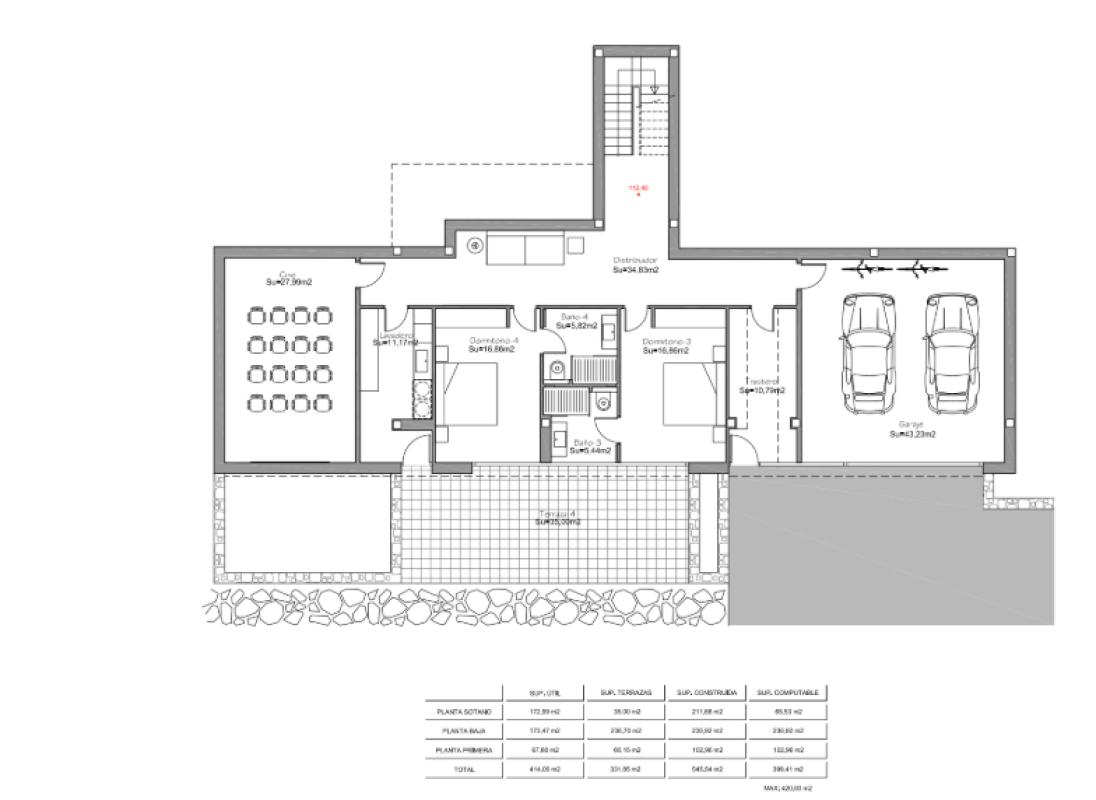 Obra nueva Limonero Green Suites Mimosa villa en Orihuela (Revista) plan 2