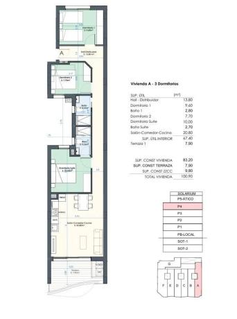 Квартира на продажу на  Avenida de las Habaneras, Торревьеха photo 4