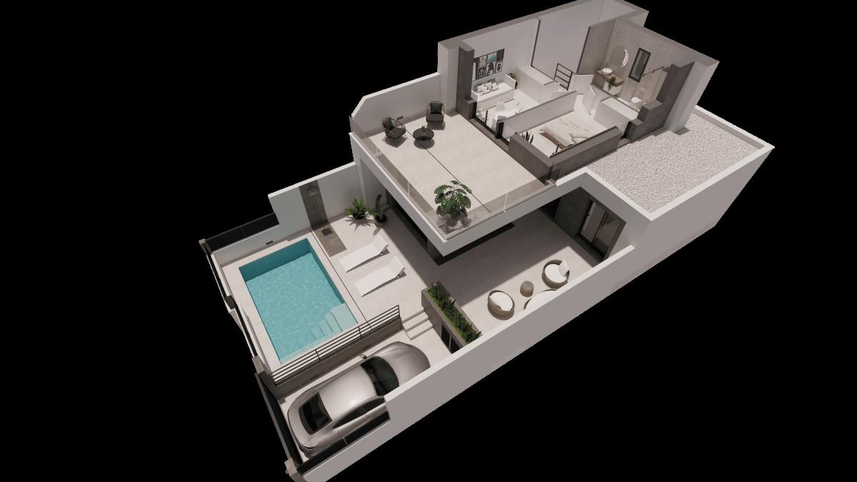 Obra nueva Naura Living en Dolores (Revista) plan 3