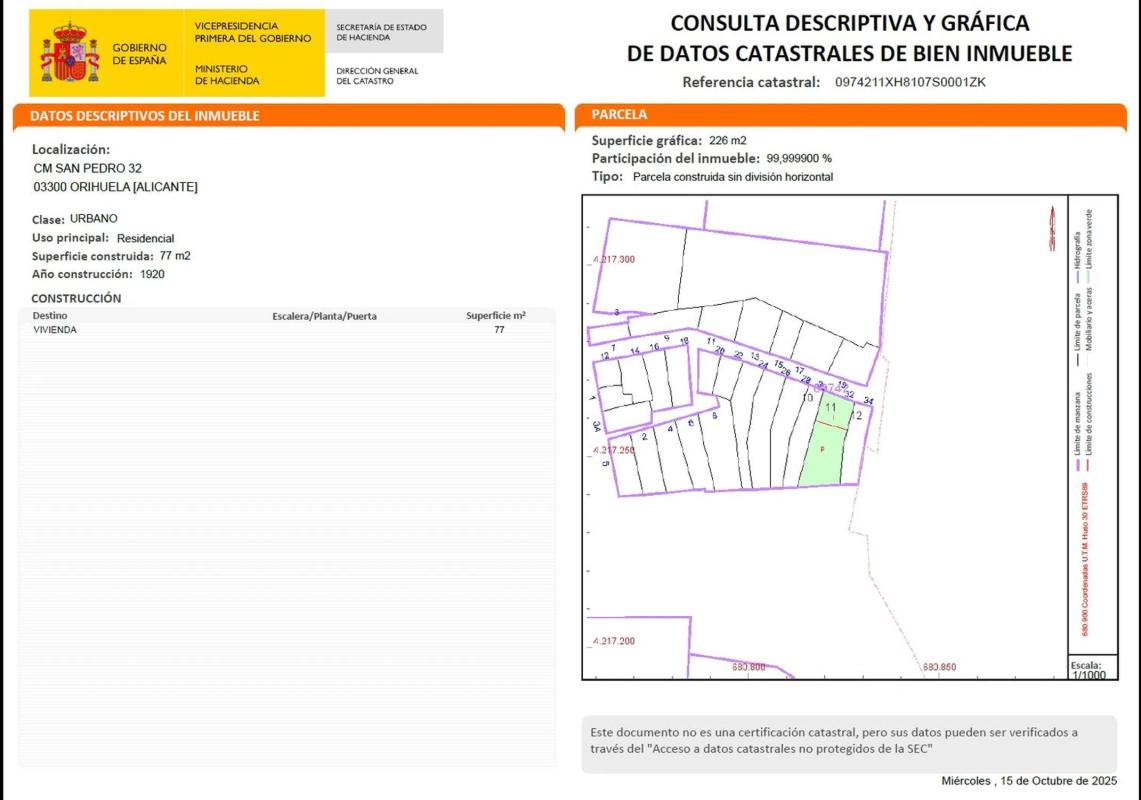 Продажа таунхауса в CM SAN PEDRO, 32 , Ориуэла photo 2