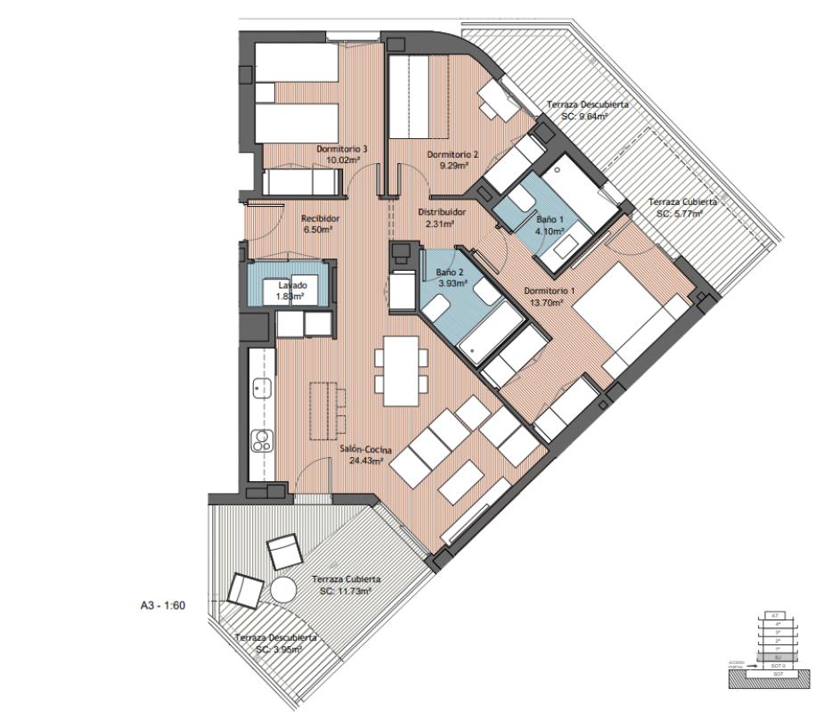 New construction ALMA ESTEPONA 3 in Estepona plan 1