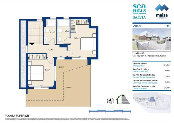 Chalet wolnostojący na sprzedaż w Calle Rey Juan Carlos I, 35, Finestrat thumbnail 2