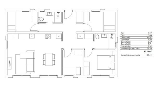 Promoción Casa independiente Canyelles obra nueva en Canyelles photo 1