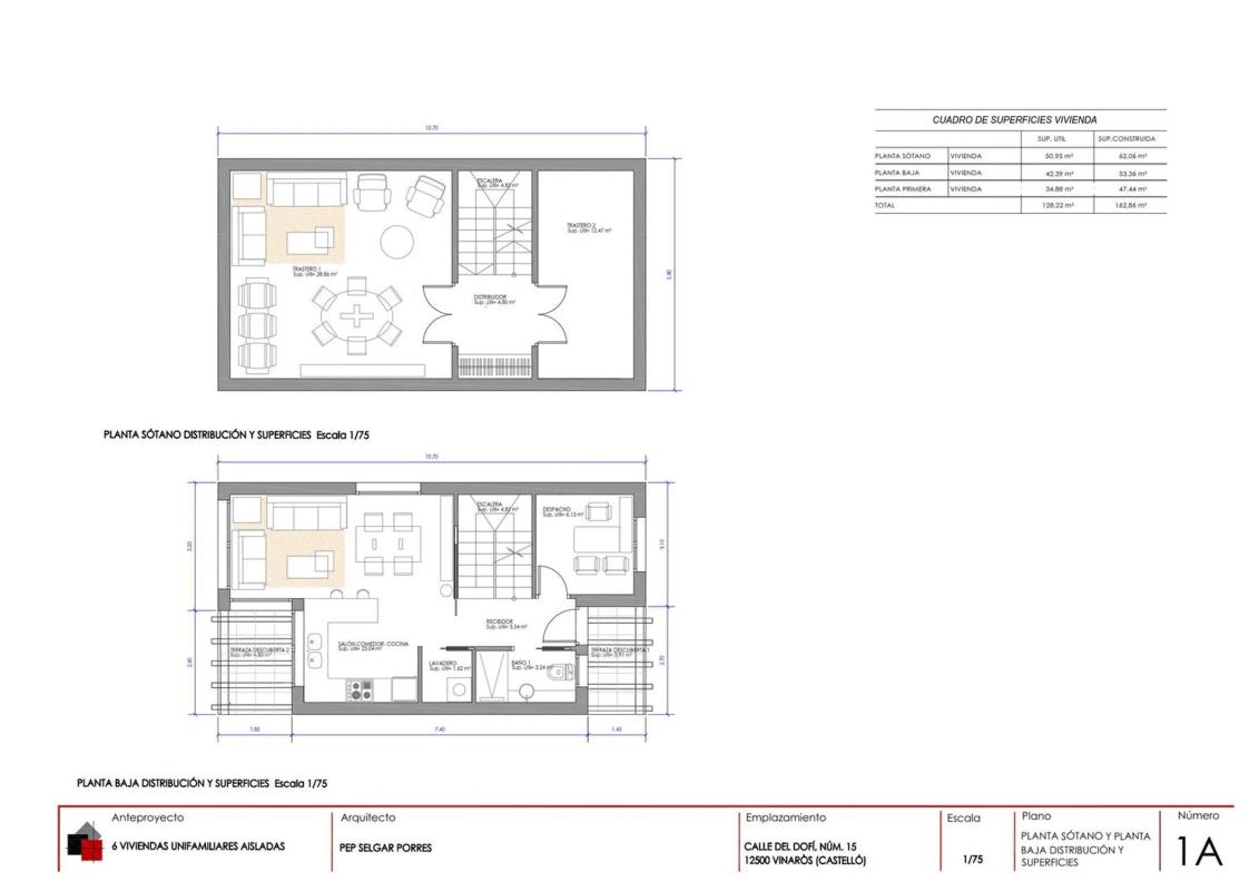 Obra nueva de 6 Viviendas Unifamiliares en Vinarós (Revista) photo 2
