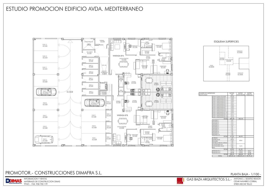 Obra nueva Edificio de 10 viviendas en Avenida Mediterráneo en Baza (Revista) photo 2