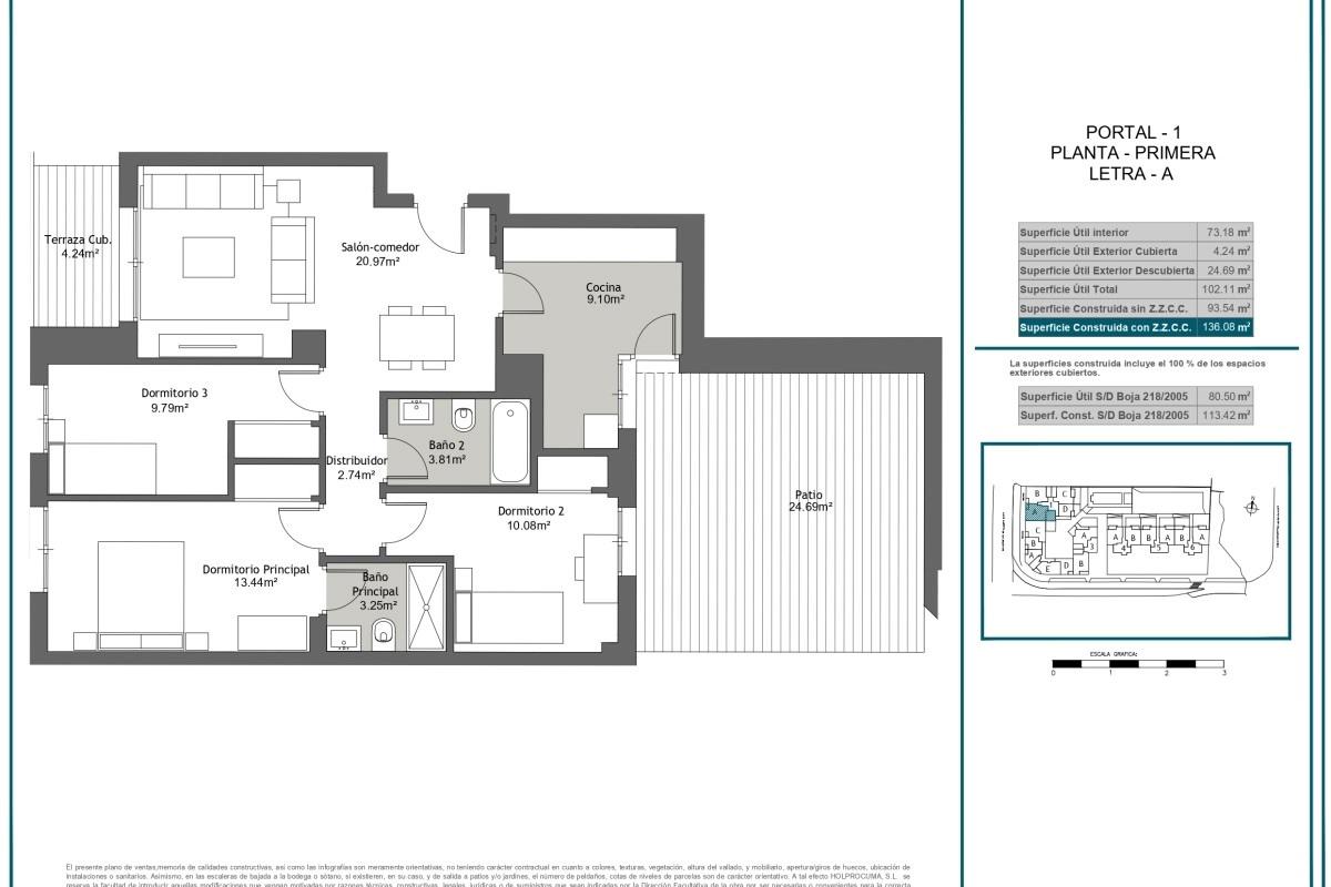 Obra nueva Aquamar en Torre del Mar (Revista) plan 6