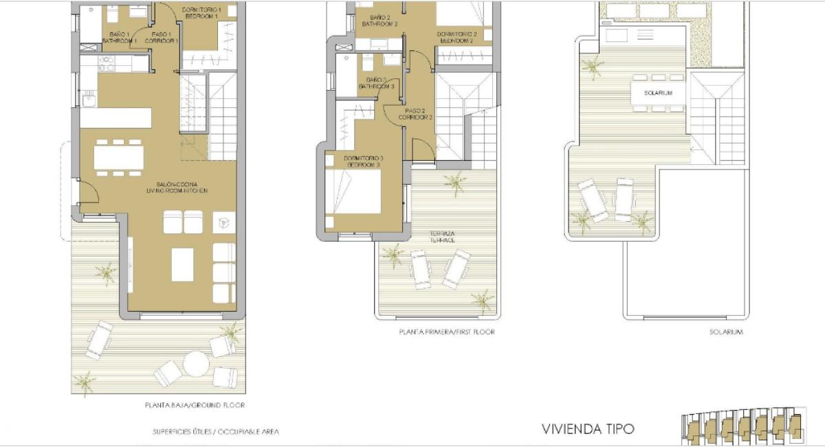 Obra nueva Vitta Nova Villas en Pilar de la Horadada (Revista) plan 4