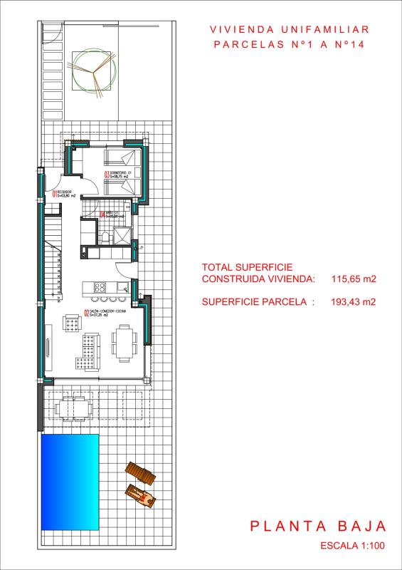 New construction La Gomera Star in Torrevieja plan 1