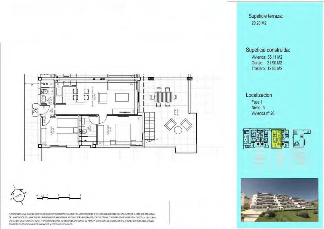 Obra nueva Miramar Hills en Vera (Revista) plan 2