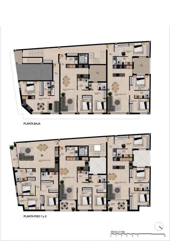 New construction Edificio Picasso in Catral plan 2