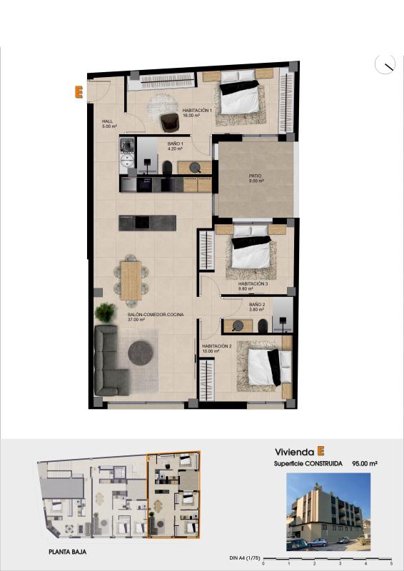 New construction Edificio Picasso in Catral plan 3