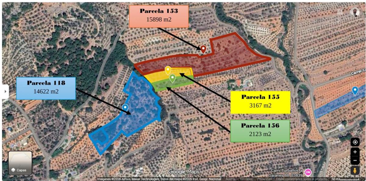 Terreno en venta en Muro del Alcoy, Alicante photo 1