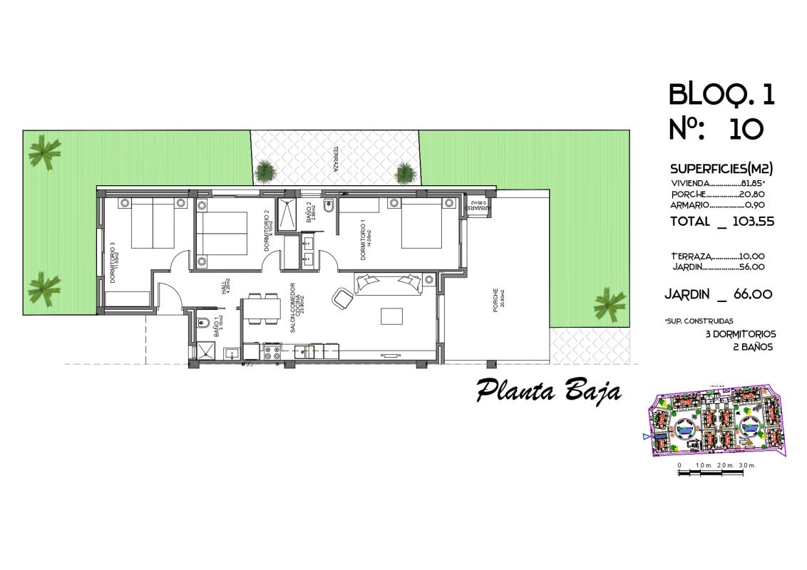 Obra nueva Oasis Laguna 2 en Guardamar del Segura (Revista) plan 2