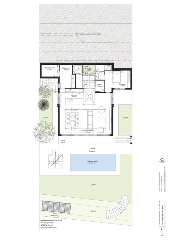 New construction Spinto Hills in Casares plan 1