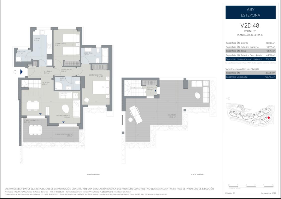 Penthouse sale in  Calle Las Lomas de Arroyo Judío s/n, Estepona plan 4