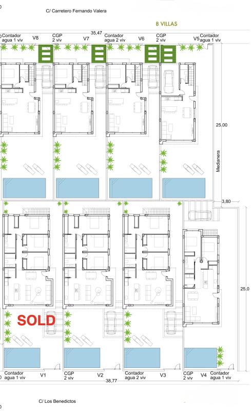 Obra nueva Sun Serenity en Los Alcázares (Revista) plan 1