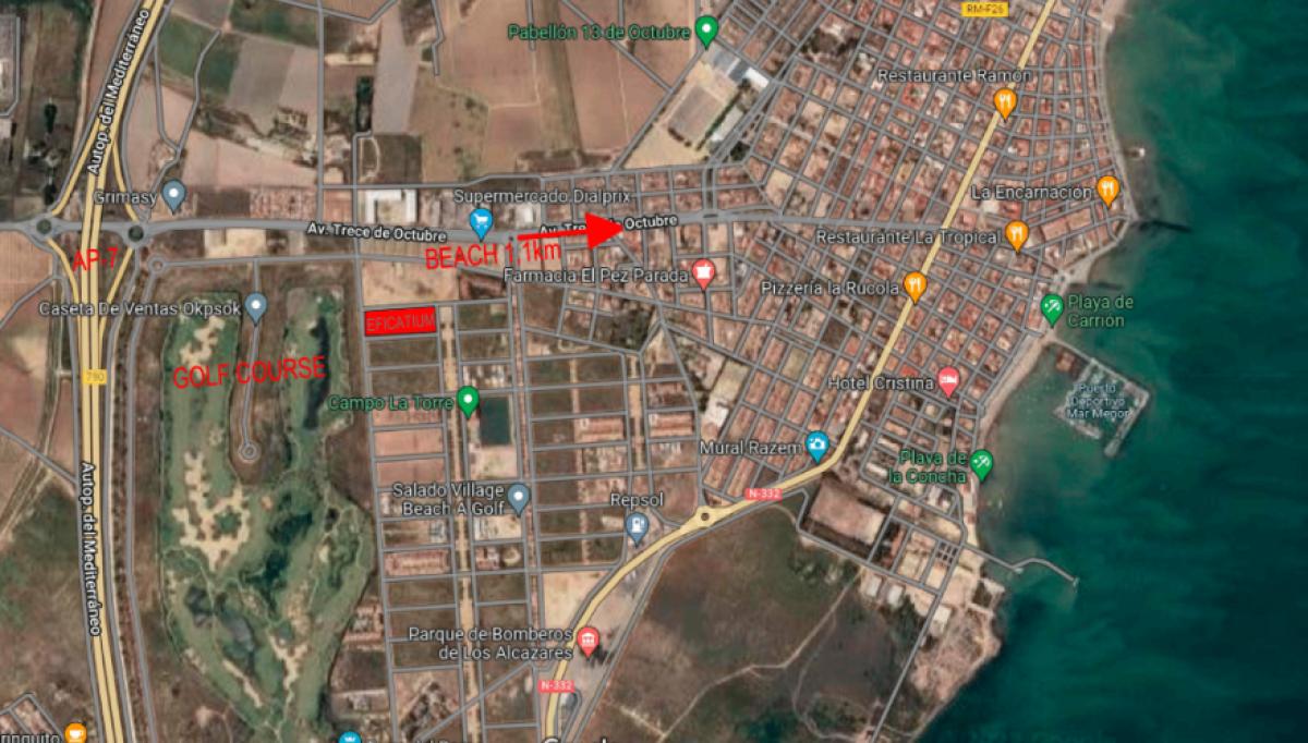 Obra nueva Villas Alejandra XI El Recuerdo en Los Alcázares (Revista) plan 2
