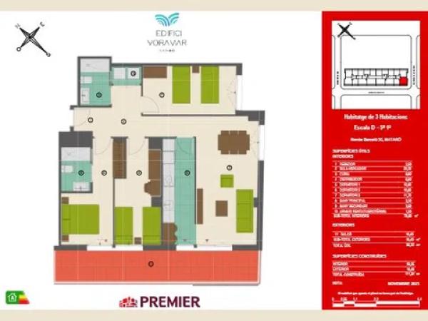 Venta de piso en Ronda Barceló, 54, Mataró
 photo 1