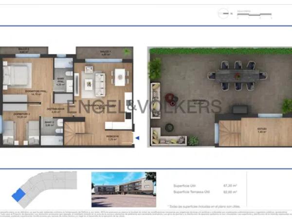 Дуплекс на продажу в Calle Pau Casals, Лес-Франкесес-дель-Вальес photo 1