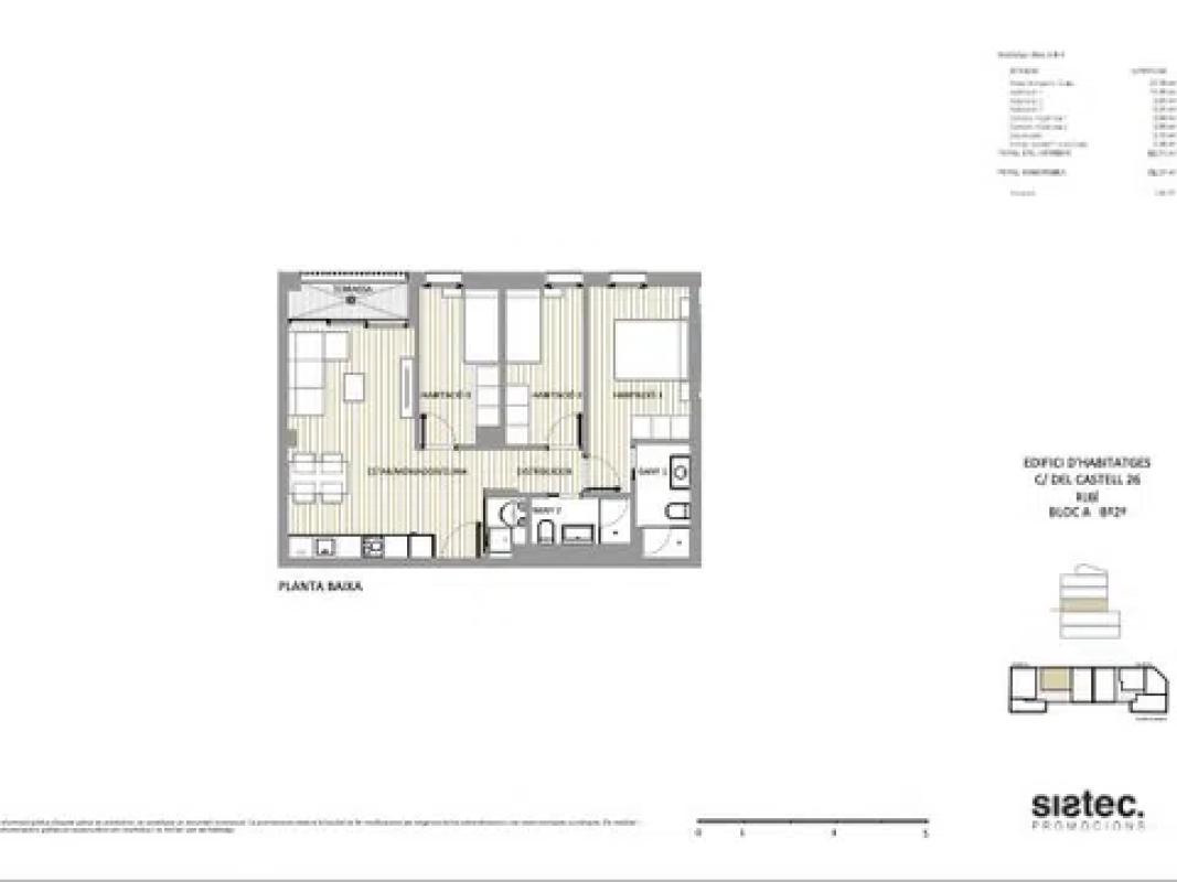 Sale of apartment in Calle del Castell, 26, Ruby
photo 2